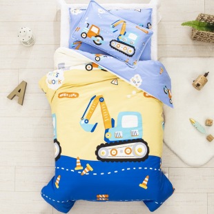 Cotton children's kindergarten quilt six-piece cotton three-piece set nap quilt cotton mattress a generation of hair