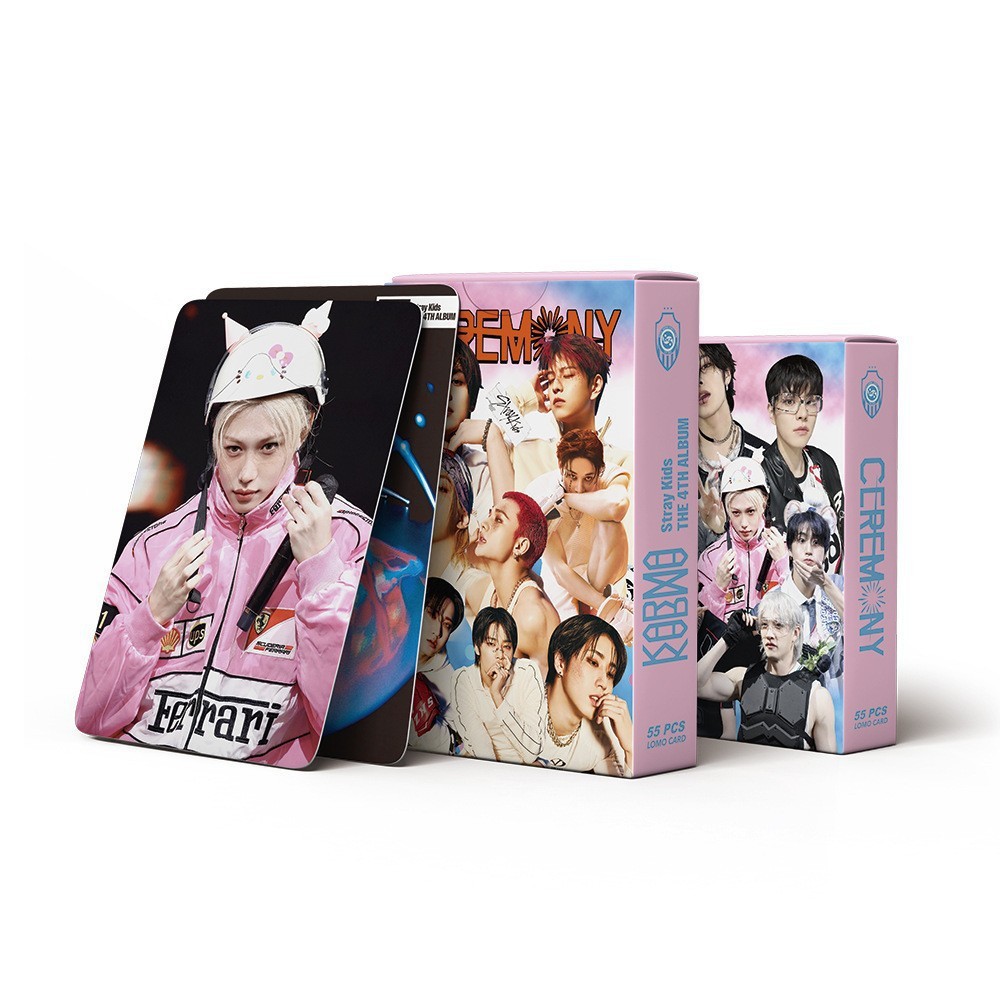 Cadena total de gran cantidad de nuevos productos en stock 55 tarjetas de álbum SKMyBreath KPOP estrella alrededor de la tarjeta de colección LOMO