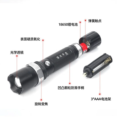 UV fənərlər – outdoor long-range security flashlight