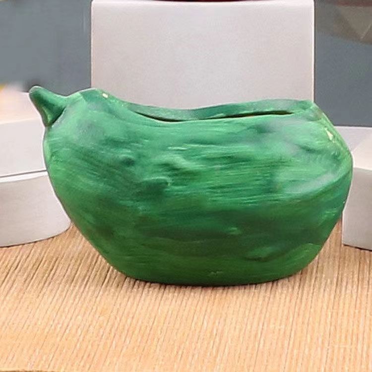 多肉植物花盆陶瓷硅胶模具创意家居桌面收纳装饰硅胶模具C614