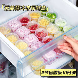 食品级葱花备菜分装盒子百香果瓶葱姜蒜收纳盒冷冻冰箱保鲜盒