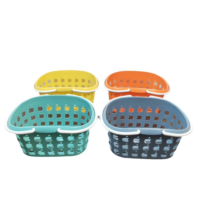 卸売り2元プラスチック風呂かごは透かして洗面収納かごを持っています。|undefined