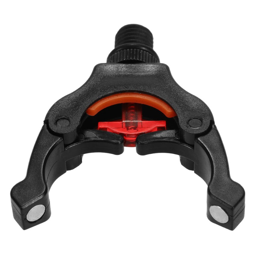 Cross-border bracket European-style fishing accessories black nylon plastic clamp Rod magnet bracket head Rod fork sea Rod accessories
