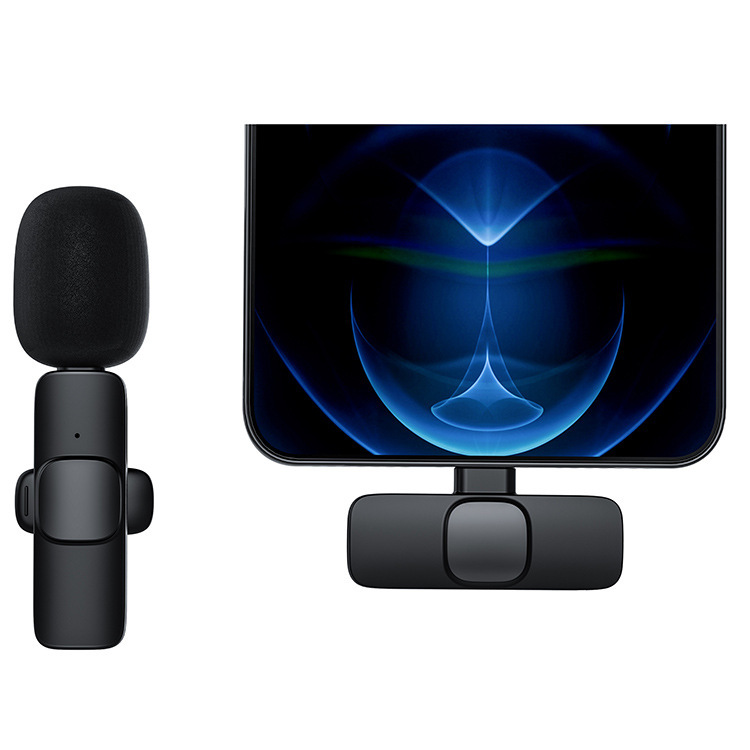 K9 クロスボーダーワンツーツー K8 インテリジェントノイズリダクションワイヤレスラベリアマイク屋外携帯電話ライブ録音ワイヤレスマイク|undefined