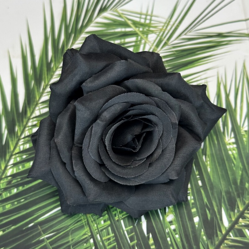 仿真10cm玫瑰花头520花艺蛋糕婚礼装饰婚车布置DIY假花摆件批发|undefined
