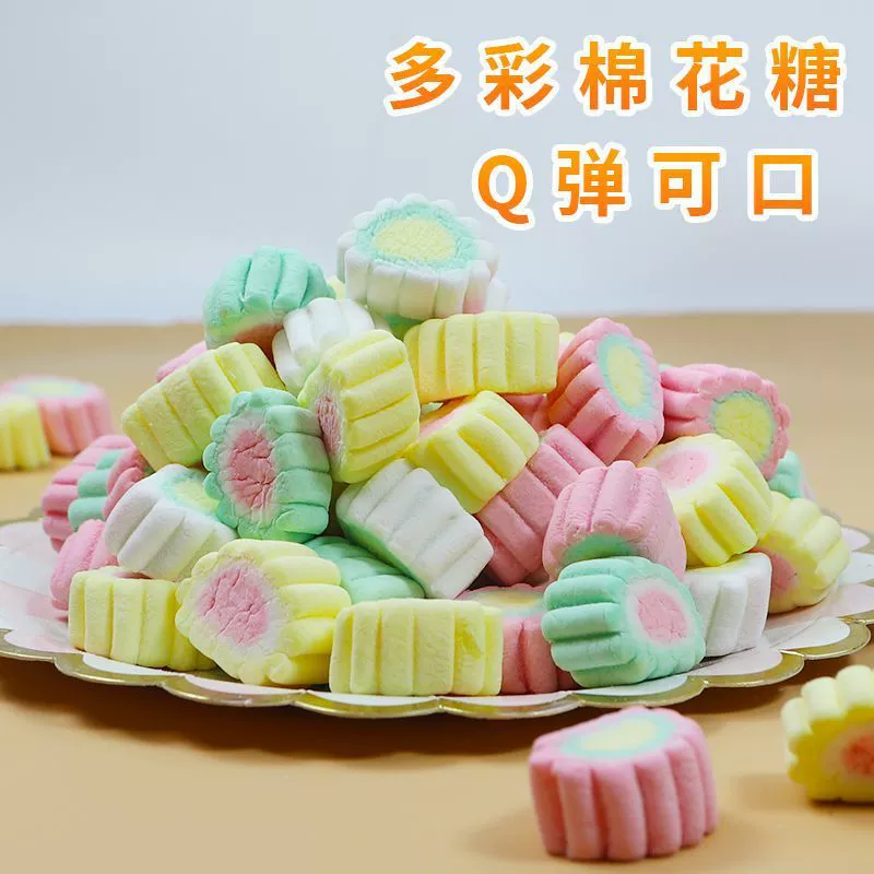 Оптовые смешанные мармеладки Xidoduo цветные зефирки белые без вкуса для выпечки, сырье для украшения кекса, мультяшные закуски, бесплатная доставка