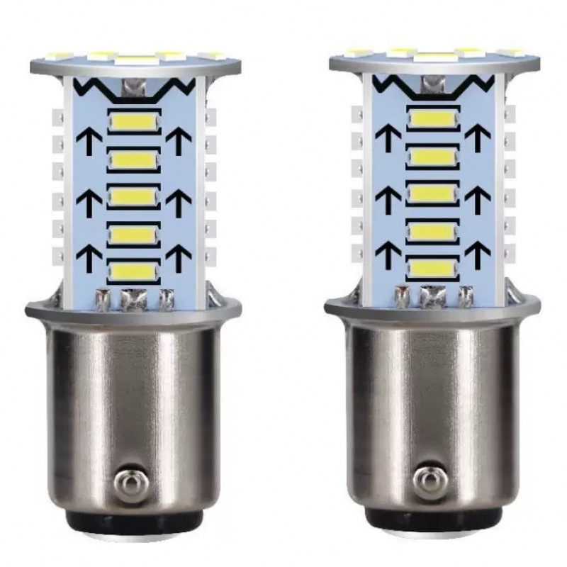 CGHAO 新しい車とオートバイのフラッシュブレーキライト 1157 3014 30SMD 電気自動車フラッシュブレーキライト|undefined