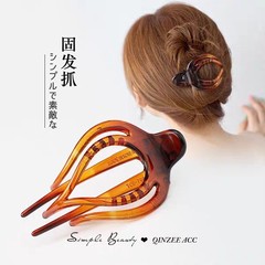 Japanese and Korean Style Traceless Duck Clip, Sanding Hair Claw, Simple Polished Surface, Unique Hand Clip, Creative Fashion, Hollowed-out Claw, Factory Wholesale