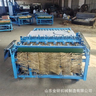 绿化工程草帘机厚薄可调针织细密草帘编织机公路养护遮阴草苫子机