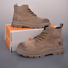 外贸纯原鞋男天伯伦中低帮登山鞋户外厚底增高防滑耐磨运动鞋防泼