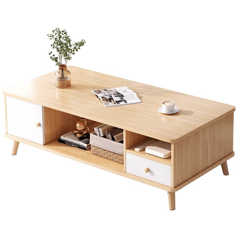 Mesa de té, sala de estar, nuevo sofá doméstico, mesa de comedor simple, alquiler simple, mesa pequeña del dormitorio