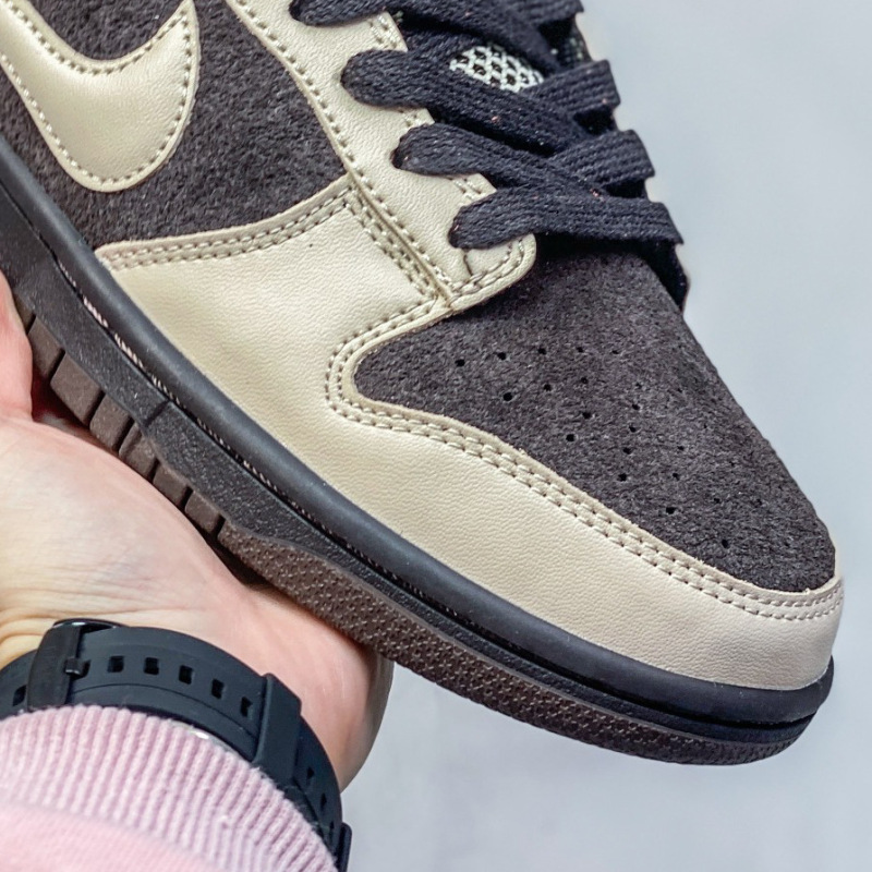 Putian Shoes High-Quality Dunk Panda Brown and Black Low-Top Sneakers for Men and Women Retro Casual Sneakers Factory Direct Sale