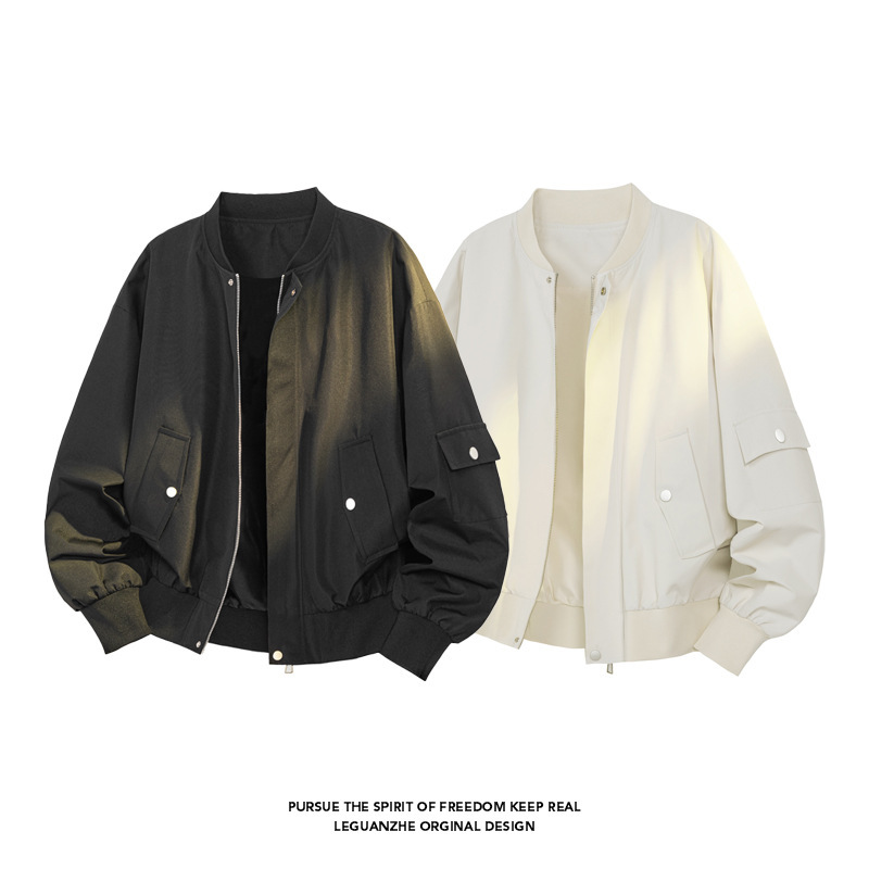 2026 Spring New Nasa Brand High-Quality Baseball Jacket Men's Top Coat
