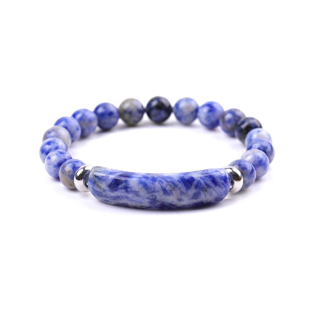 Fashion Ball Natural Stone Agate Bracelets display picture 4