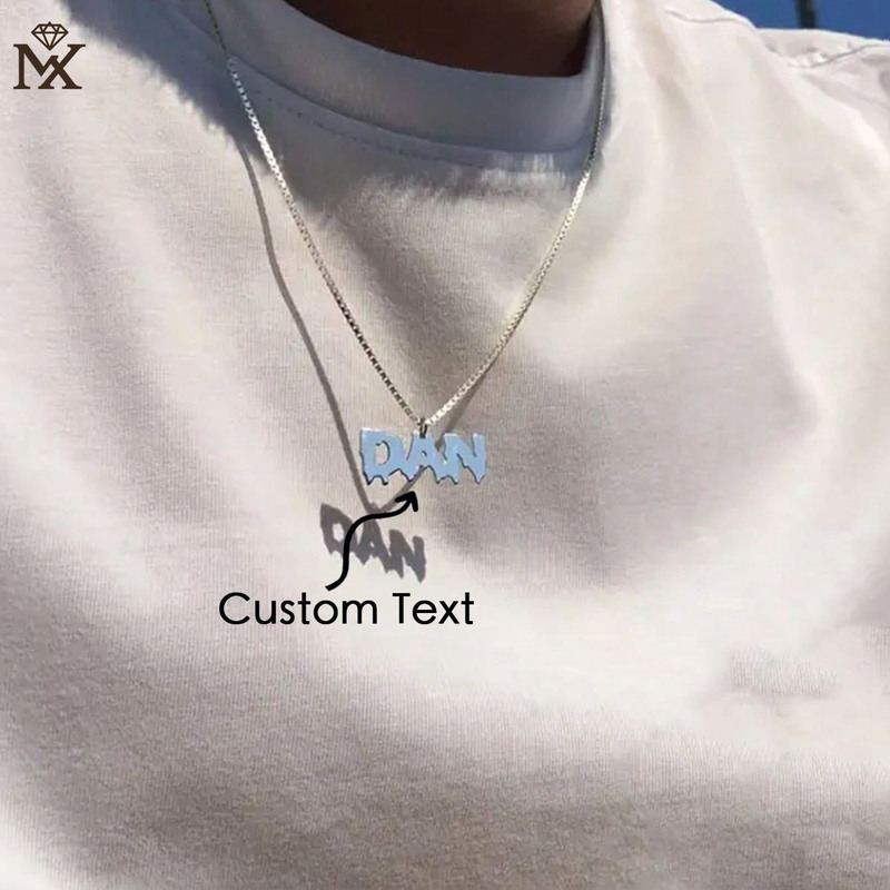 A Fashionable European and American Hip-Hop Personalized Customized Retro Trendyy English Pendant Necklace Accessories for Male and Female Couples A Fashionable European and American Hip-Hop Personalized Customized Retro Trendyy English Pendant Necklace Accessories for Male and Female Couples