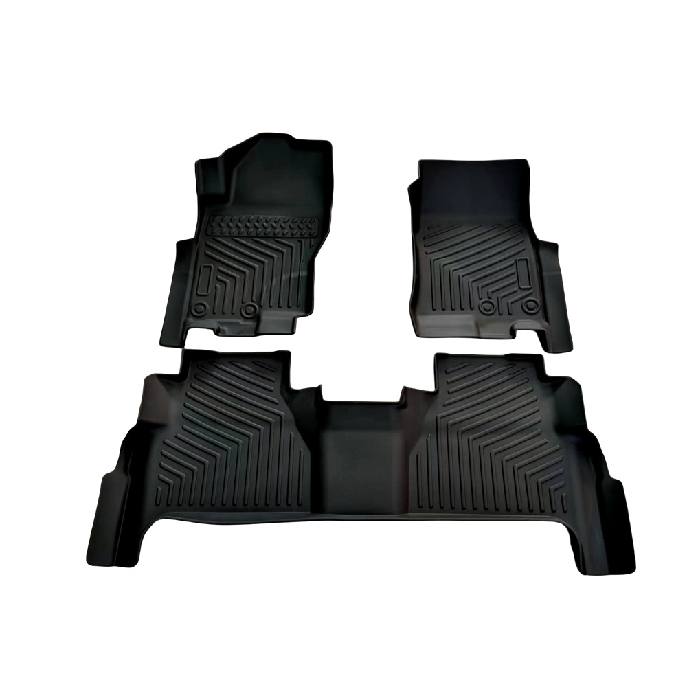 Estera impermeable y respetuosa del medio ambiente del pie del coche de la TPE para el coche especial fronterizo de Nissan Frontier 2022-2024