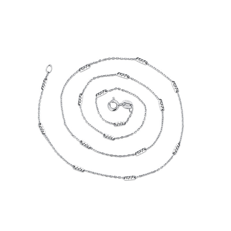 0,25 cadena de columna de cuchillo diagonal de flores de automóvil - 18 pulgadas