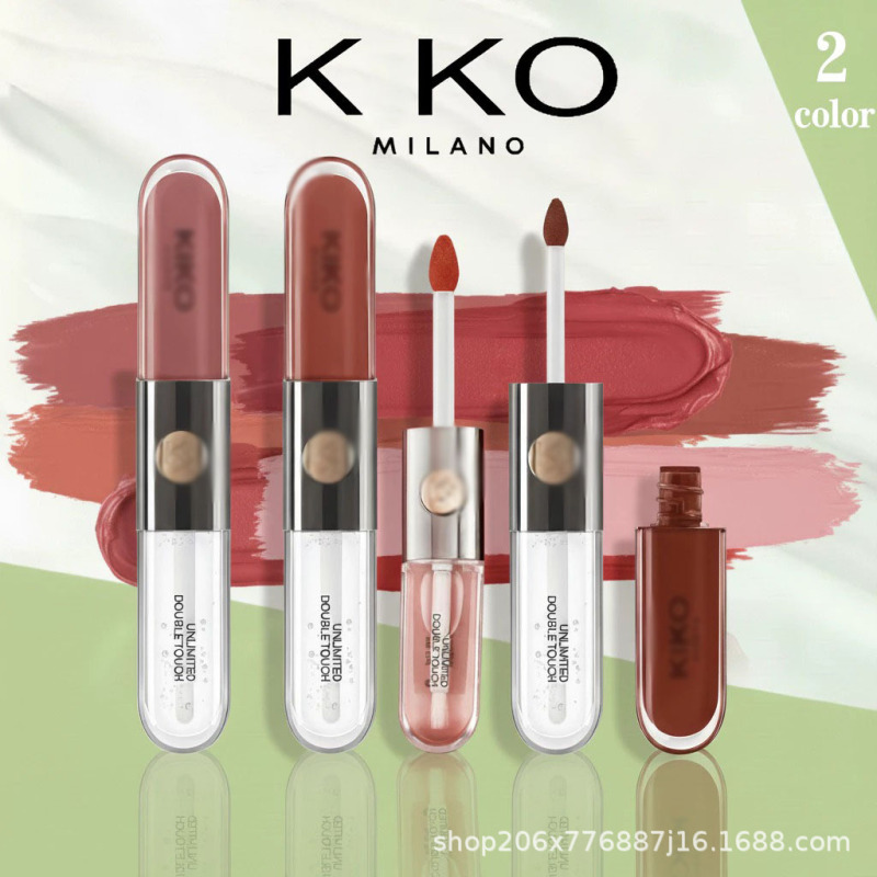 Cross-Border Hot-Selling Product Klo Single-Head 3D Lip Gloss 21, Double-Head 103 Mirror Lip Gloss, High-Quality Lipstick