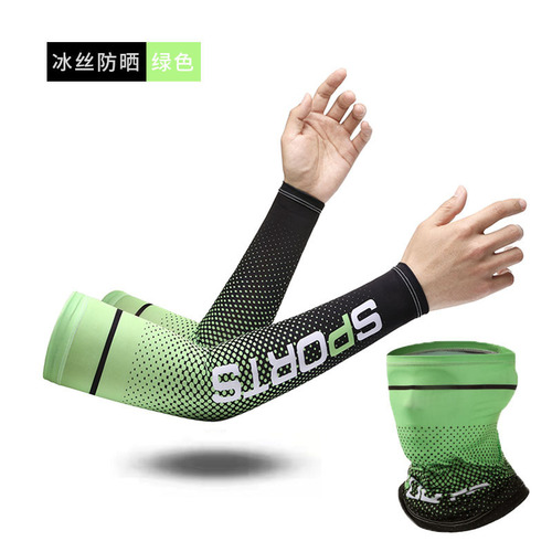 SPORTS Ice Sleeves for Men and Women in Spring and Summer Cycling, Driving, Sun Protection, Sports Outdoor Ice Silk Sleeves Sports Style