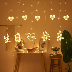 LED Colorful Fairy Lights Creative Birthday Scene Decoration Room Bedroom Arrangement Starry Sky Birthday Happy Curtain Lights