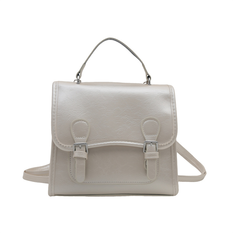 Bolso rojo de mano coreano para mujeres 2024 nueva moda mochila de moda estilo universitario mochila de hombro universal