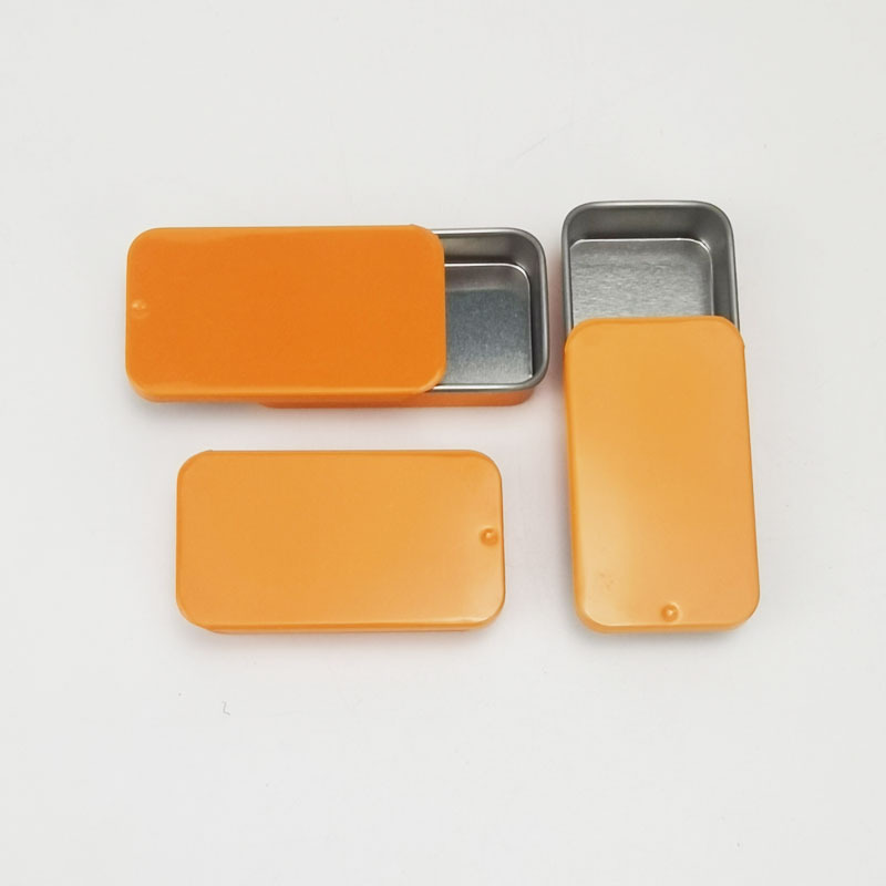 Mini Metal Slide Tin Box For Soap Lip Balm Food Grade Packag