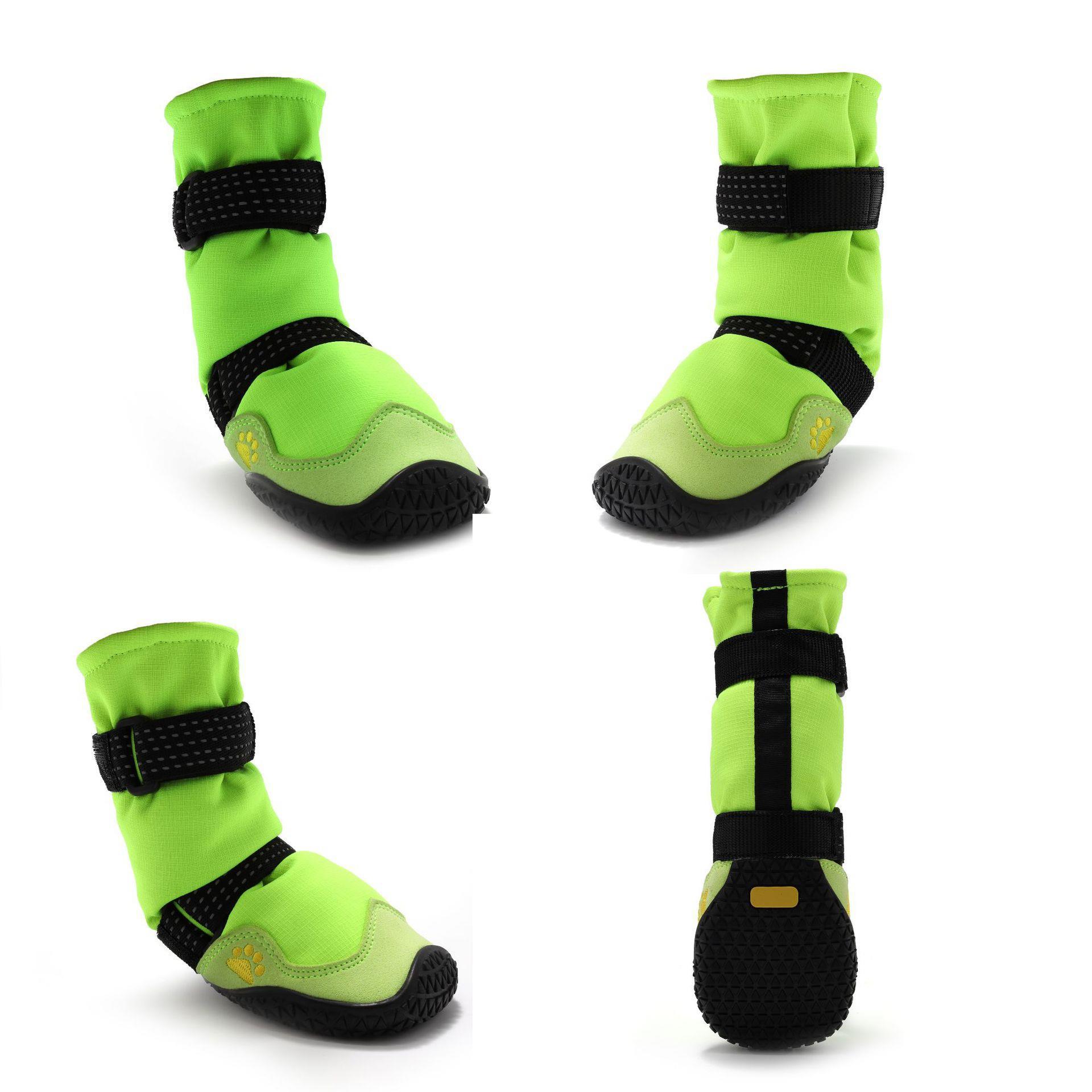Обувь для собак собака обувь водонепроницаемый, нескользящий, износостойкий дышащий колено высокие зимние сапоги обувь для собак обувь завод прямых продаж обувь для животных