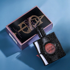 直播黑鴉片女士香水50ml持久留香咖啡柑橘香調學生平替黑丫丫香水