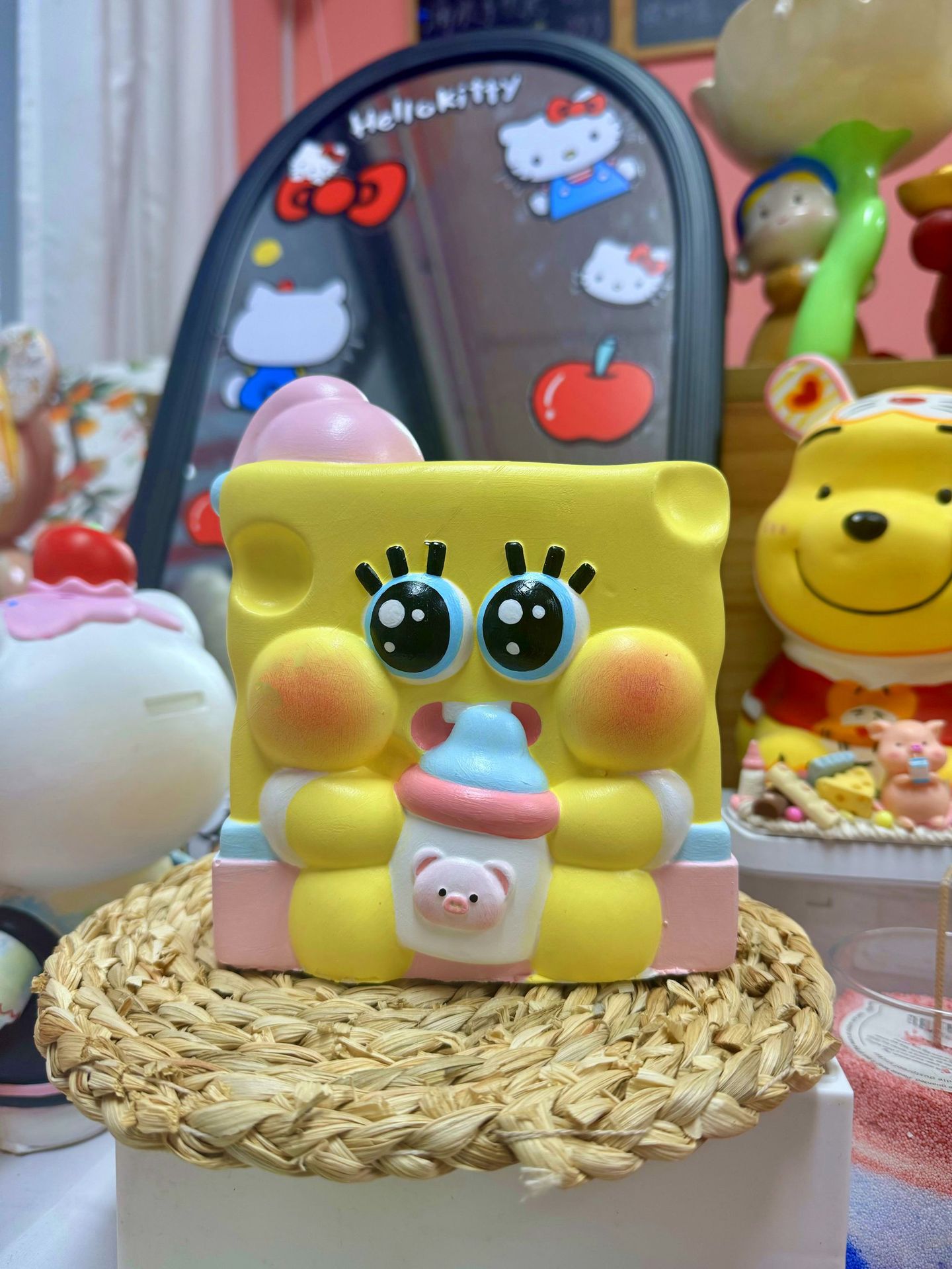 Alcancía de Yeso Grande DIY para Colorear y Pintar para Niños