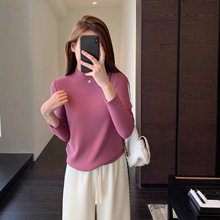 搭配神器～保暖双面绒半高领打底衫女保暖衣2025新款秋冬G110722
