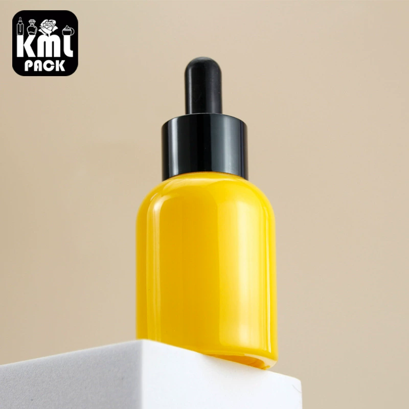 30ml торт круглое плечо толстое дно эссенции бутылка для капель эссенции оригинальная бутылка для розлива косметики стеклянная бутылка для капель в наличии