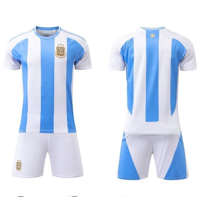 24 - 25B Casa Argentina Camisa de fútbol para niños Camisa de entrenamiento para adultos 14 yardas - 3XL