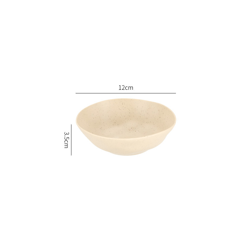 12cm 불규칙한 그릇 (빛 살구색)