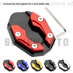 NMAX155 XMAX300 オートバイユニバーサルサイドフットサポート拡大ベース強化滑り止めベースに適しています。