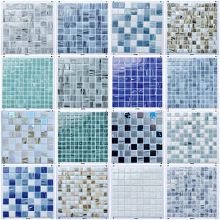Factory supply crystal glass colorful mosaic wall stickers restaurant bar tile stickers bathroom balcony TV background