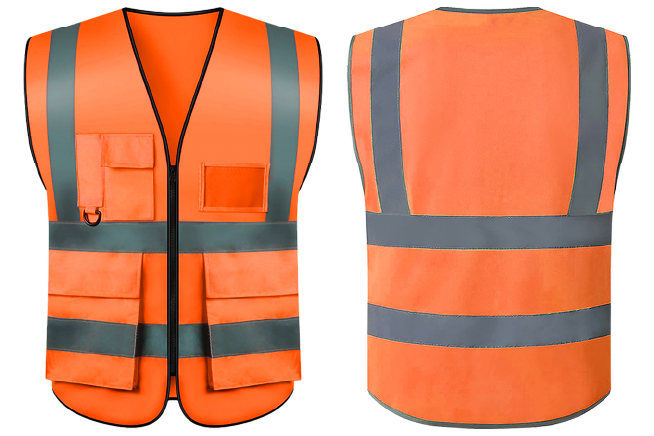 Chaleco de Seguridad Reflectante Multibolsillos para Construcción y Tráfico