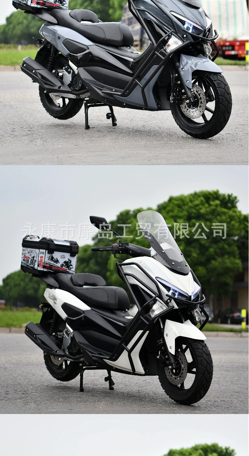 Brand New Warrior 3Rd Generation Large Scooter 150Cc Takeaway Straddle Motorcycle Efi Fuel Vehicle Can Be Registered