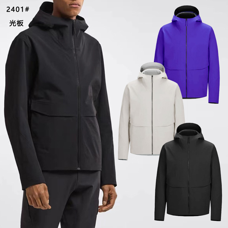 New Men's Soft Shell Jacket Autumn and Winter Outdoor Hooded Windproof Waterproof Warm Breathable Casual Fashionable Jacket