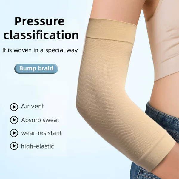 3D Shaping Beauty Arm Knitted Bundle Arm Cover Rib Elastic Shrinkable Auxiliary Compression Arm Cover Slimming Thin Arm Cover