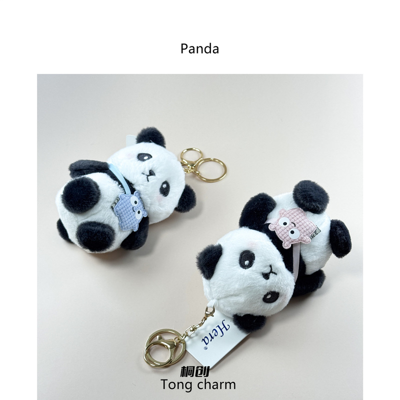 本物のかわいいパンダペンダント景勝地人形パンダ人形パンダボールぬいぐるみガールフレンドギフト卸売|undefined