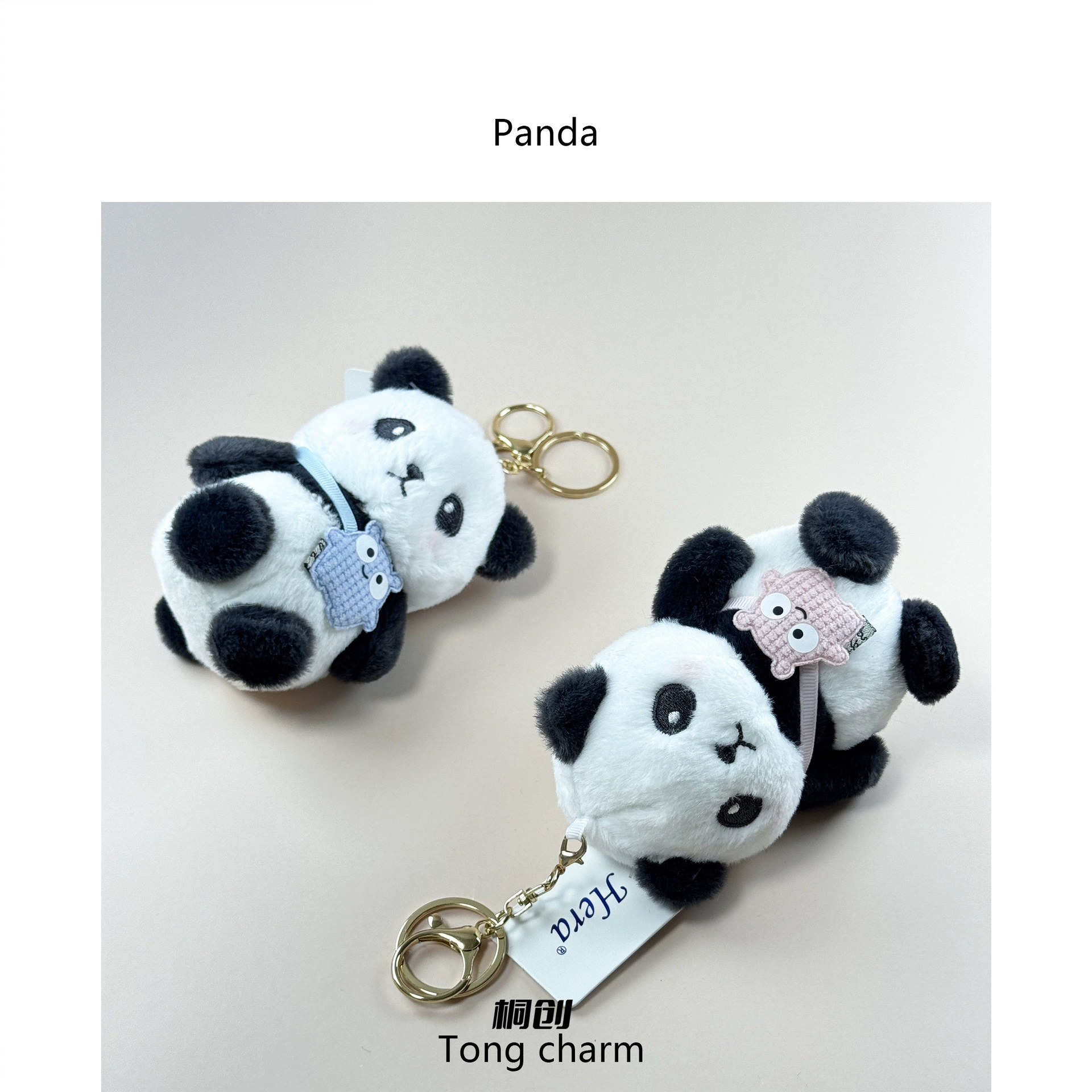 Натуральная милая подвеска в виде панды, кукла с пандой, плюшевая игрушка в виде панды, подарок для девушки, оптовая продажа