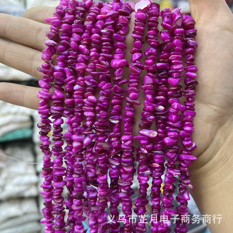 天然淡水シェル 5-8 ミリメートル不規則な砂利シェル DIY ヘアピン衣類ジュエリーアクセサリー材料卸売|undefined