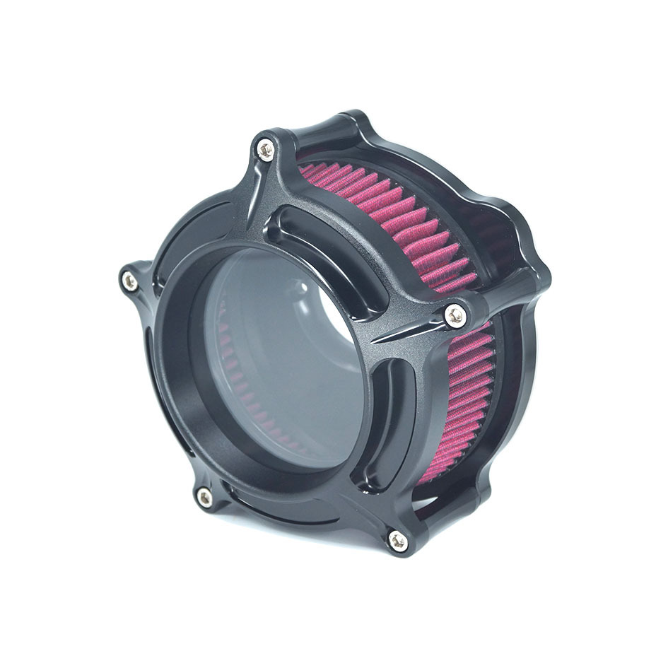 Harley Air Filter Full Car Modification Accessories CNC Aluminum 883 Soft Tail Dana Travel Transparent Air Filter