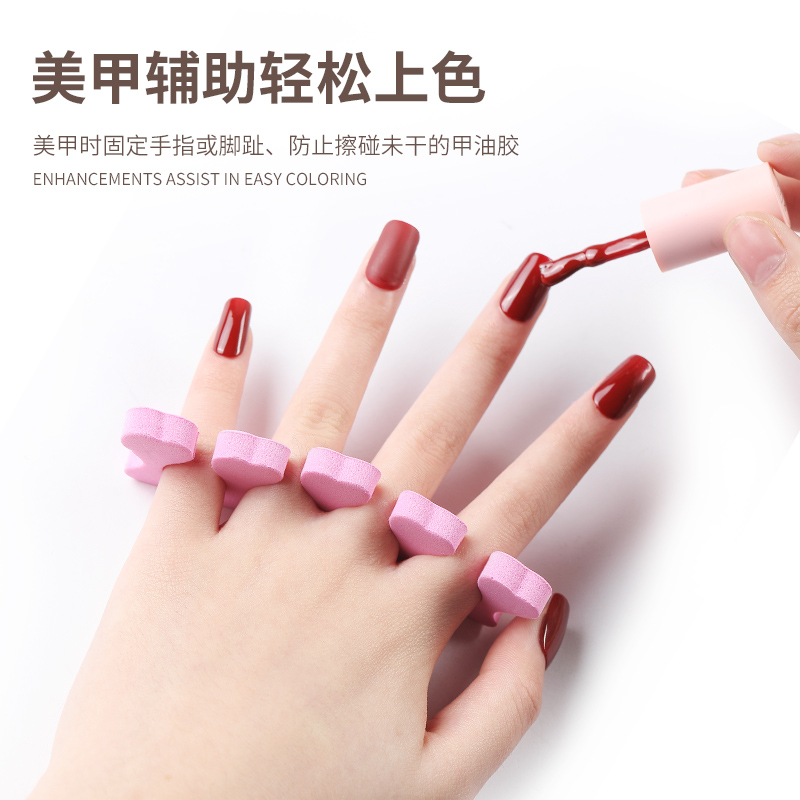 Separadores de Dedos de Espuma para Uñas y Pedicura para Salón de Belleza