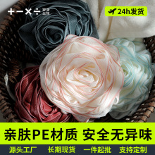 玫瑰浴花高品质女生洗浴球大号不散花超柔软耐用起泡搓背洗澡神器