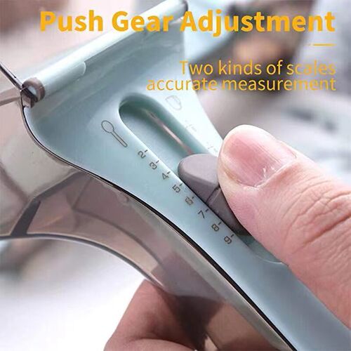 Measuring spoon 2 piece set measuring spoon adjustable measuring spoon kitchen tool plastic graduated measuring spoon adjustable measuring spoon set