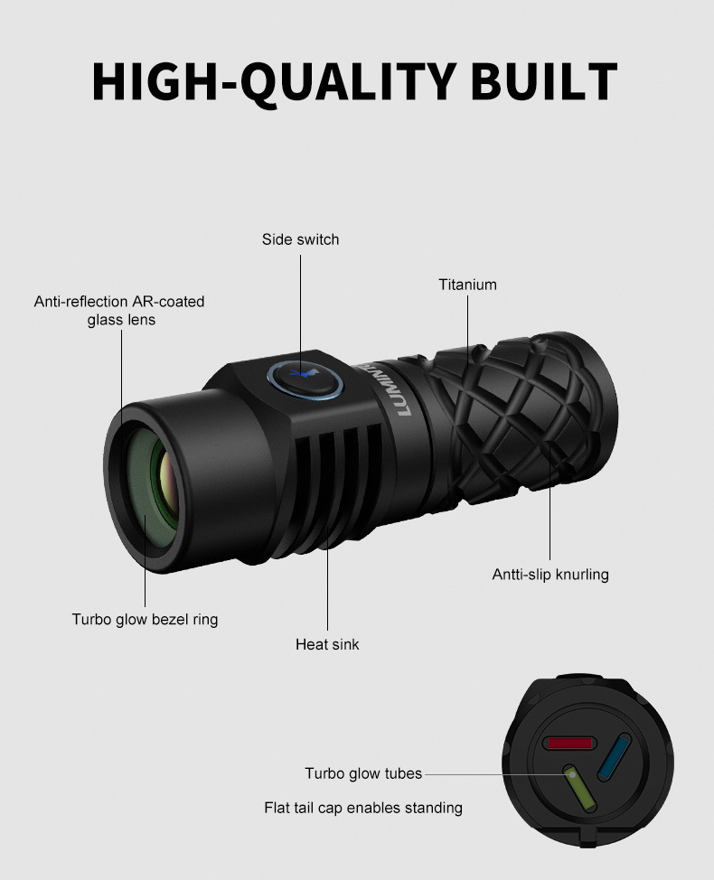 Thor Thor Mini Flashlight 700m Long-Range Ultra-Small White Laser Flashlight Waterproof