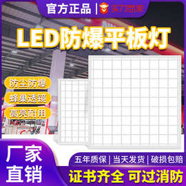 加油站led防爆灯集成吊顶平板灯隔爆型格栅灯工业仓库车间吸顶灯