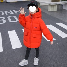 秋冬款儿童羽绒服男童中长款女童外穿宝宝冬季加厚保暖小童外套潮