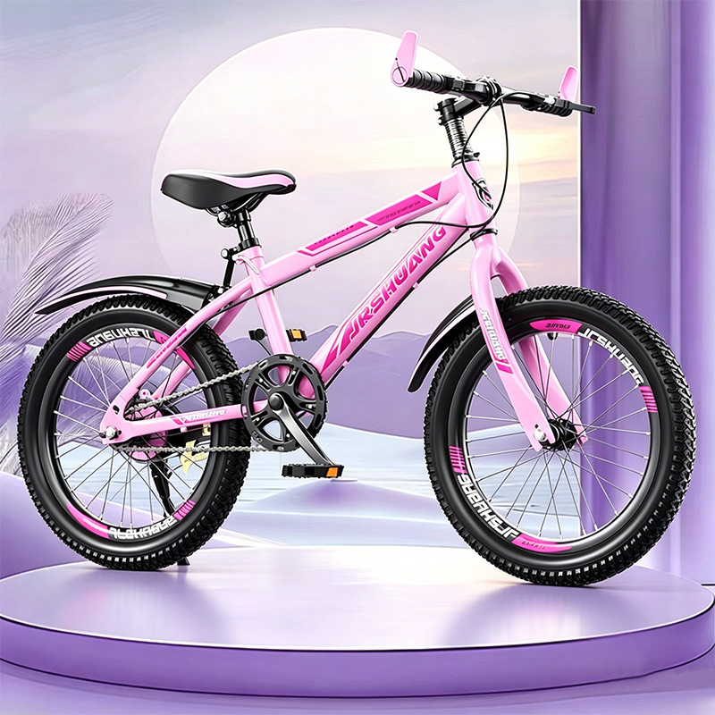 Bicicleta de montaña adolescente de velocidad única varón de velocidad de viaje ligero para mujeres 8 - 16 años de seguridad image 13